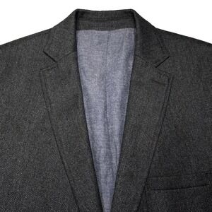 Bonobos Sport Coat 38R 2B1V Marzotto Wool Herringbone Dark Gray